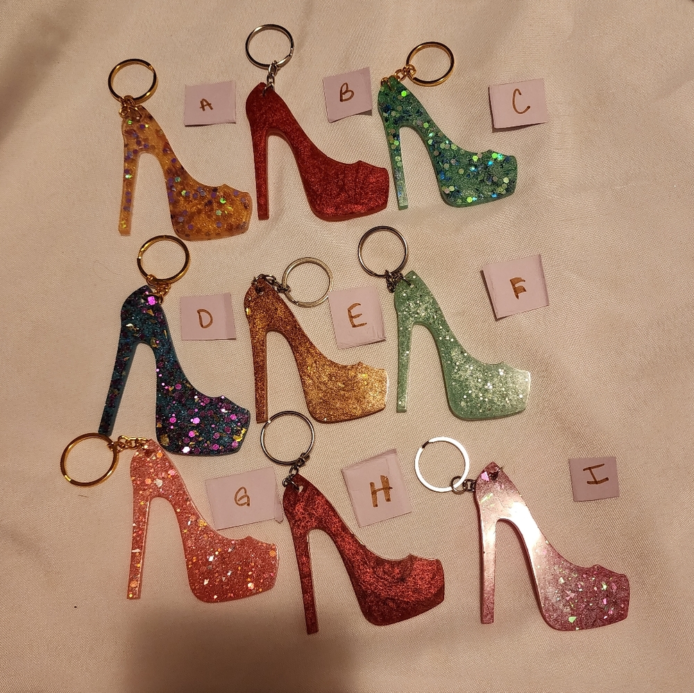 Brand New Handmade High Heel  keychain/bag charm